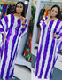 Dubai Maxi Abaya in African Print